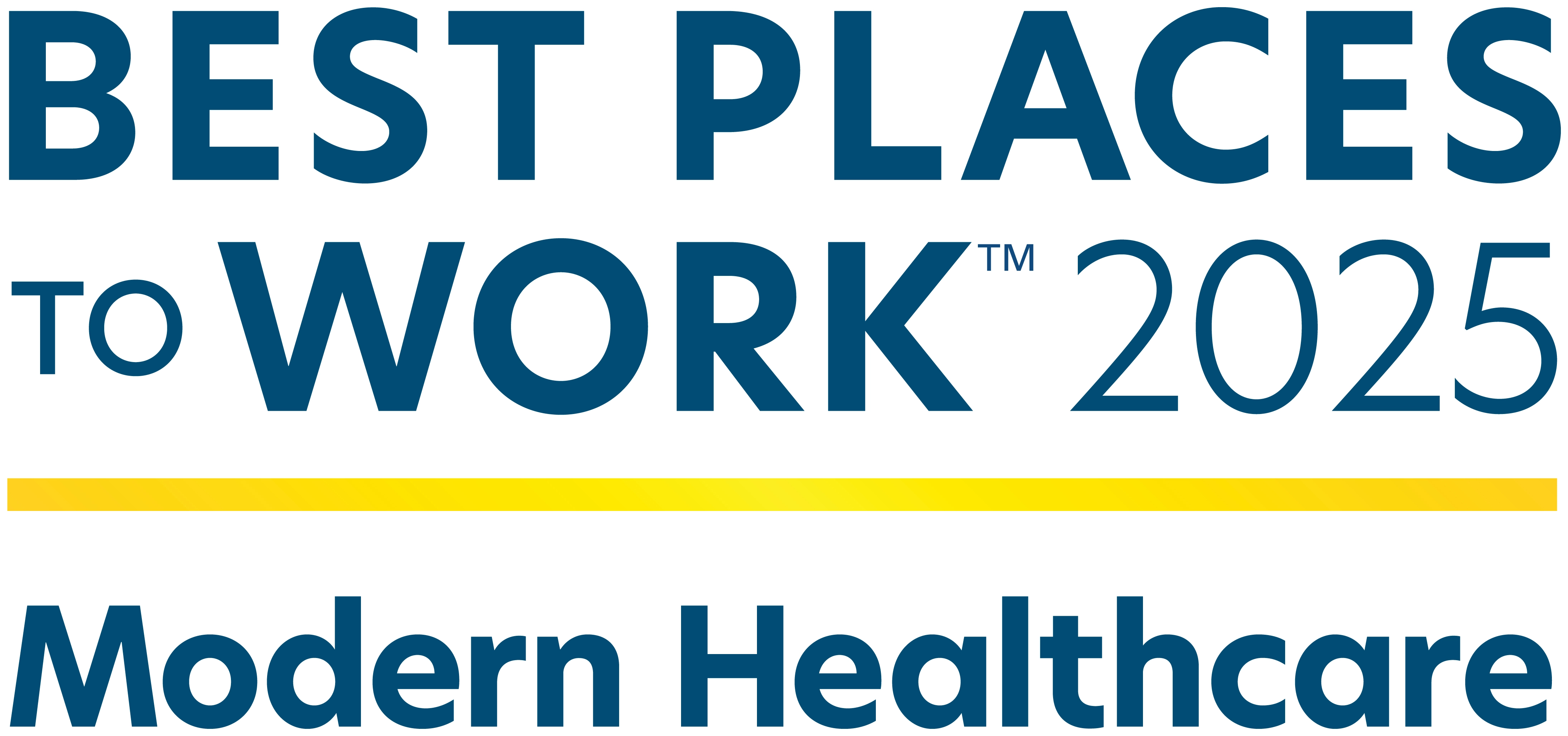 Modern Healthcare Best Place to Work award 2025